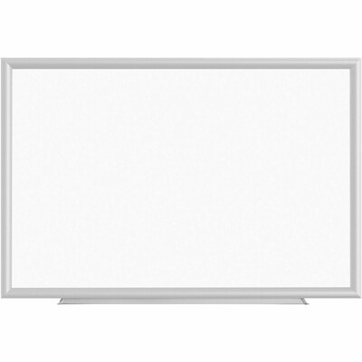 Lorell Styrene Dry-Erase Whiteboard, Aluminum Frame , 36" x 24" (LLR00586)