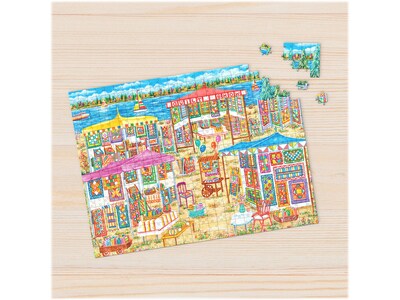 Willow Creek Beach Market 1000-Piece Jigsaw Puzzle (49458)