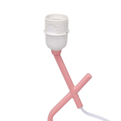 Simple Designs Abstract 17.13" LED Table Lamp, Pink (LT1172-PNK)