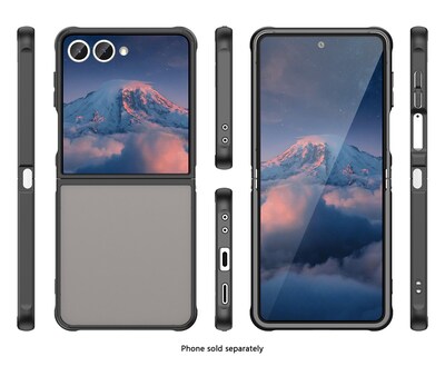 SaharaCase Venture Series Slim Case for Galaxy Z Flip7, Scorpion Black (CP00856)