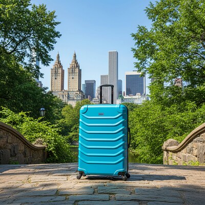 InUSA Endurance 33.27 Hardside Suitcase, 4-Wheeled Spinner, TSA Checkpoint Friendly, Teal (IUEND00XL-TEA)