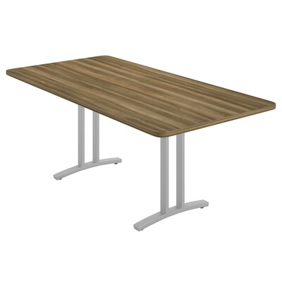 Correll Curvature Collection 72W x 36D Conference Table, Colonial Hickory (CC3672R-53-14-53)
