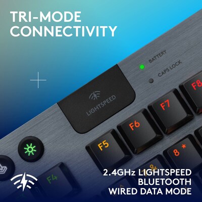 Logitech G Series G915 X LIGHTSPEED TKL Wireless Clicky Gaming Keyboard, Black (920-012753)