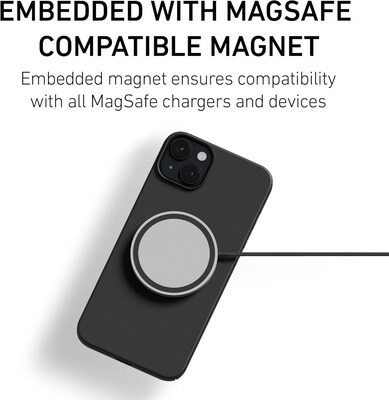 PEEL Magnetic MagSafe Phone Case for iPhone 15 Plus, Black (I15 PLUS MAGSAFE BLA)