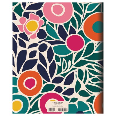 2025-2026 TF Publishing Charming Flowers 9" x 11" Academic Year Monthly Planner, Paperboard Cover, Multicolored (AY26-4500)