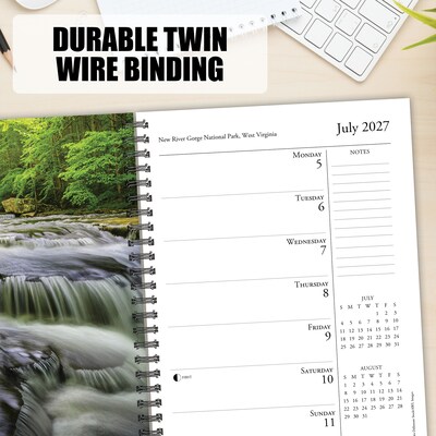 2027 Willow Creek National Parks 6.5" x 8.5" Weekly & Monthly Desk Calendar (64436)