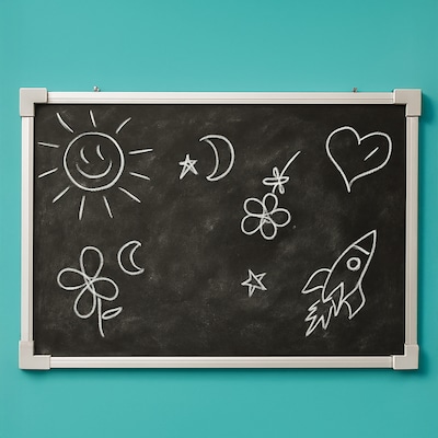 Flipside Chalkboard, 18 x 24, Aluminum Frame (FLP32210)