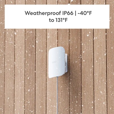 eero Outdoor 7 AX & AC Dual-Band Mesh Wi-Fi Router, White (EOSN10111)