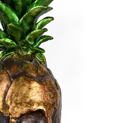 National Tree Company 14" Halloween Pineapple Skull Tabletop Decor (HH75-HP203417Z1)
