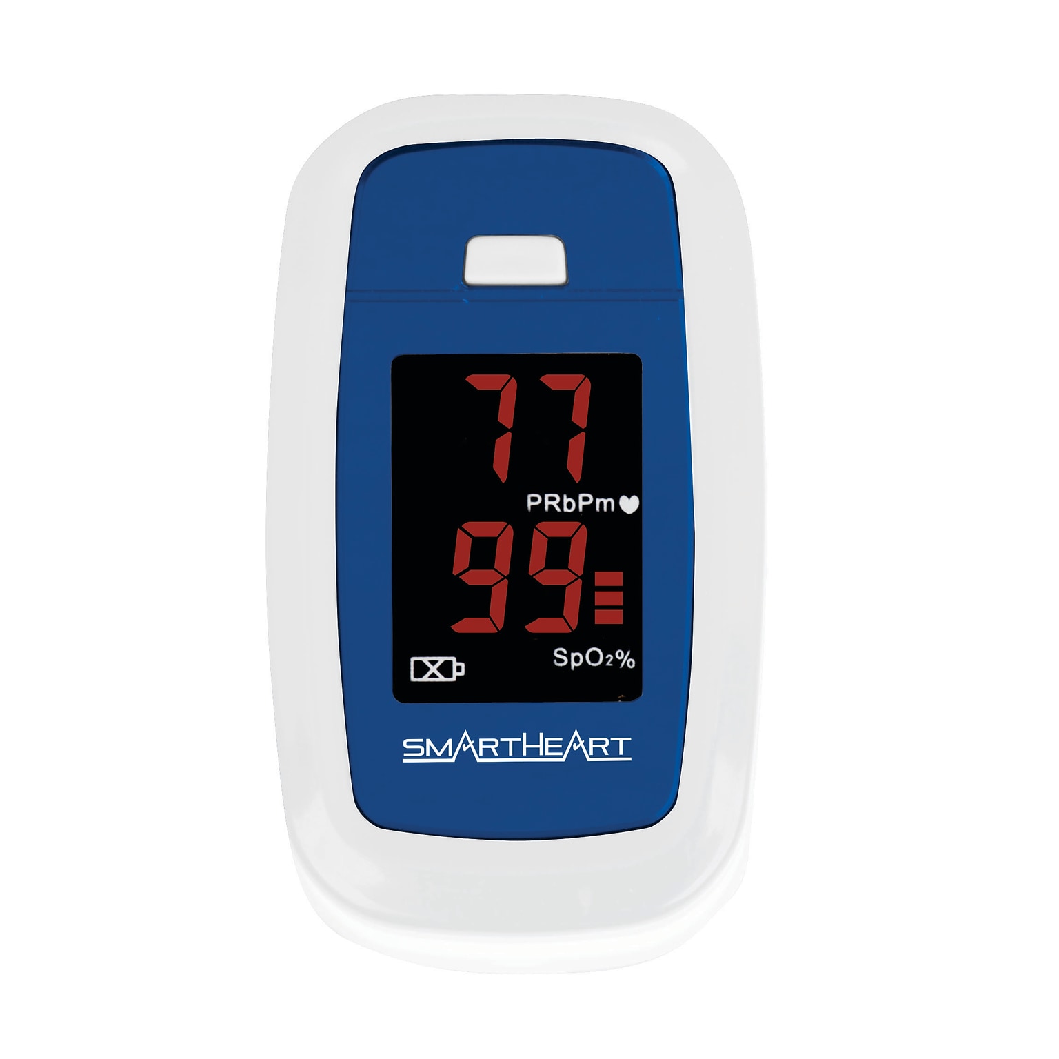 SmartHeart Fingertip Pulse Oximeter, Blue (11-50K)