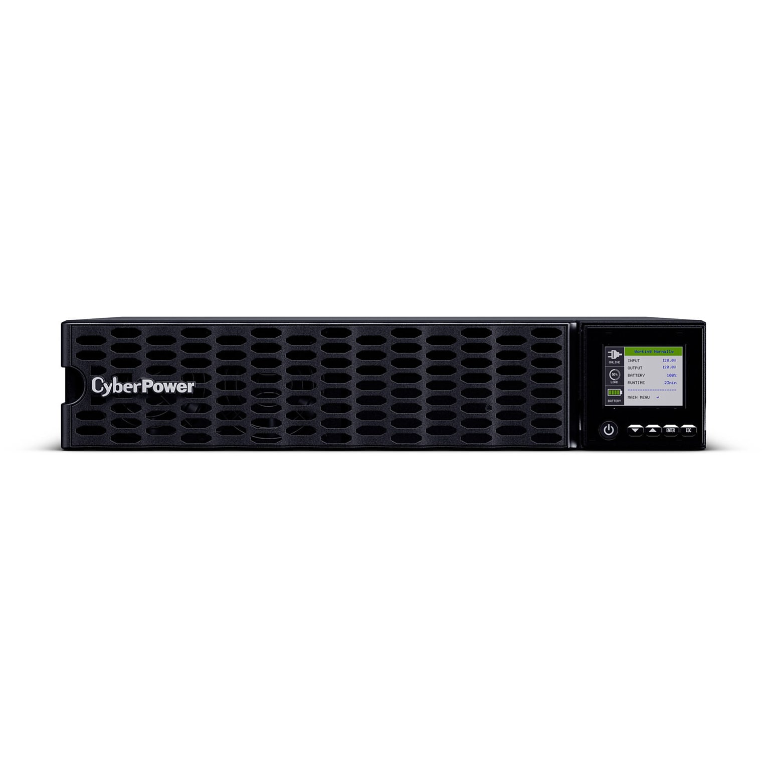 CyberPower Smart App 2200VA 7-Outlet Double-Conversion Online UPS, Black (OL2K2RTHD)