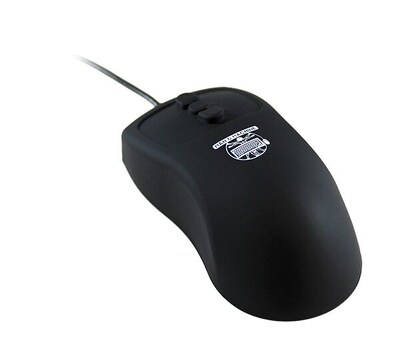 Man & Machine Petite Ergonomic Ambidextrous USB Mouse, Black (PM/B5)