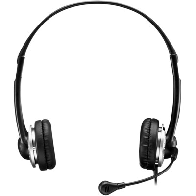 Adesso Xtream P2 Noise Cancelling USB On-Ear Headset, USB Type-A, UC Certified (XTREAM P2)