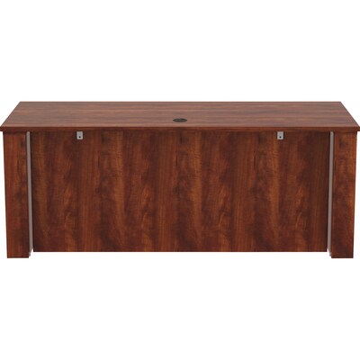 Lorell Essentials Series 72"W Electric Adjustable Standing Desk, Cherry (LLR69573)