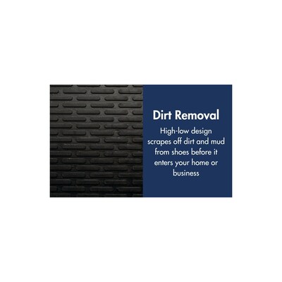 NoTrax Soil Guard Commercial Scraper Entrance Mat, 60 x 36, Black (340S0035BL)