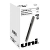 uniball Roller Rollerball Pens, Micro Point, 0.5mm, Black Ink, 36/Pack (1921065)