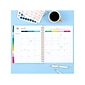 2024-2025 AT-A-GLANCE Simplified by Emily Ley Happy Stripe 8.5" x 11" Academic Weekly & Monthly Planner, Poly Cover
