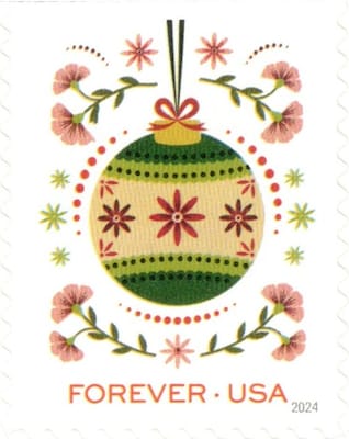 USPS Holiday Forever 20 Postage Stamps (FOREVERHOLID20)