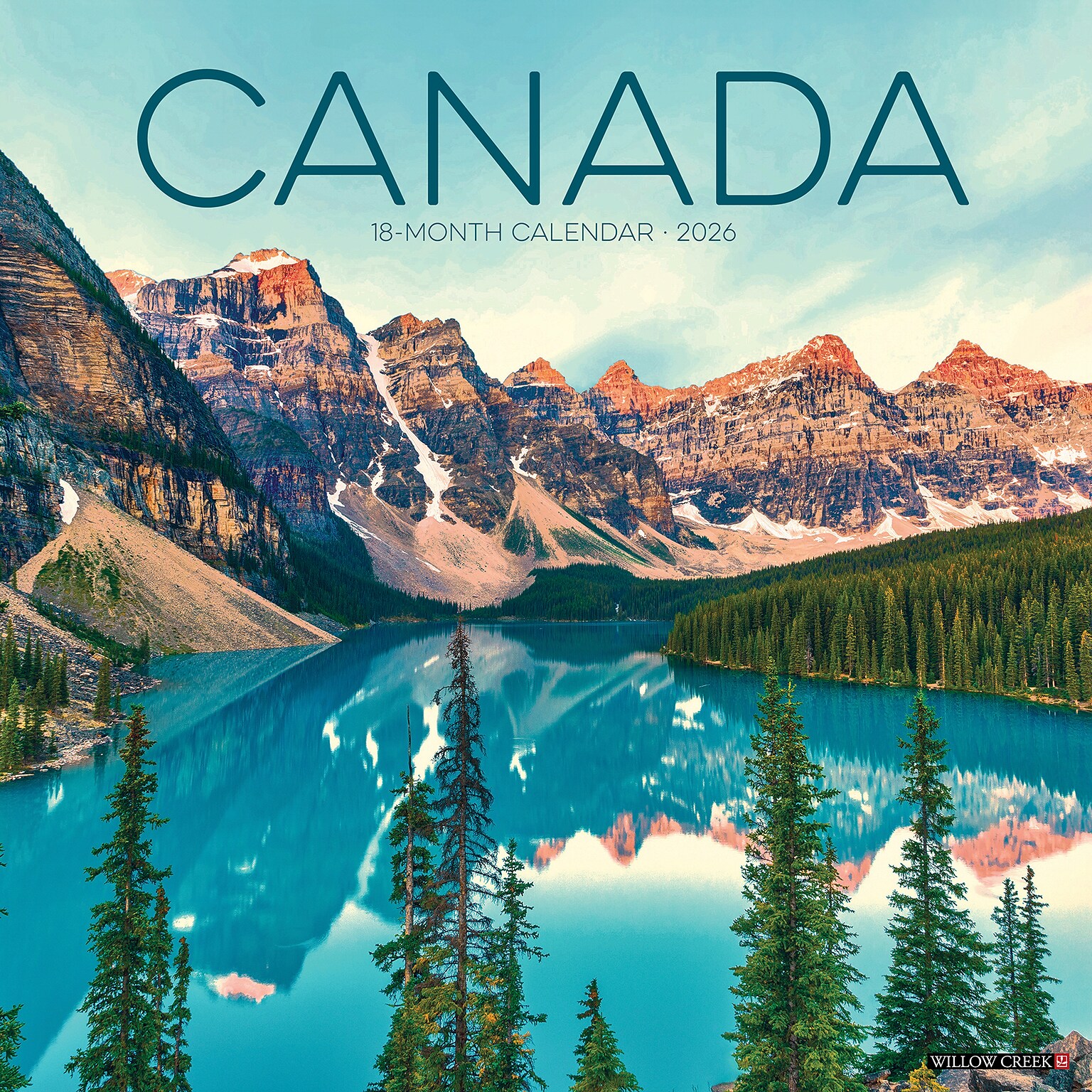 2026 Willow Creek Canada 12 x 12 Monthly Wall Calendar (55694)