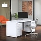 Bush Business Furniture Studio C 2 Drawer Mobile File Cabinet, White (SCF116WHSU)