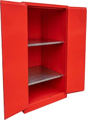 FireKing Flammable Liquids Storage Cabinet, 60 gal, Automatic Close, Red (SC60-AC-R)