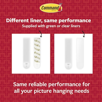 Command Medium Hanging Strip, White, 200 Strips/Pack (17201CABPK-NA)
