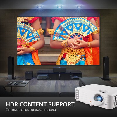 ViewSonic 4K UHD Projector with 3200 Lumens, 240Hz, 4.2ms for Home Theater and Gaming, White (PX701-4K)