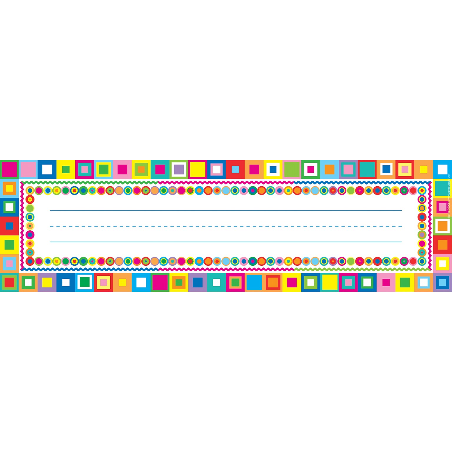 Barker Creek Retro School Name Plates, 12 x 3.5, 36/Pack (LL1409)