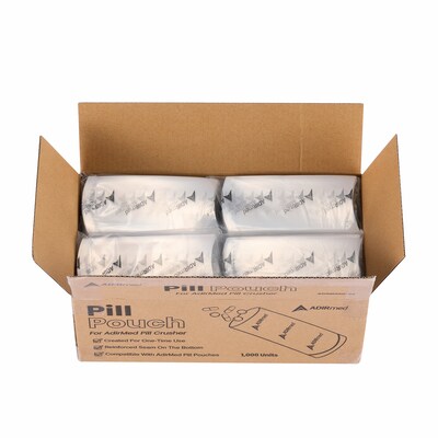 Viva Comfort ME950-01 Pill Pouch, Clear, 1000/Pack (ADIME950-02-MK)