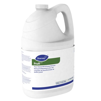 Diversey Profi Floor Cleaner/Oil & Grease Remover, 128 Oz., 4/Carton (94512759)