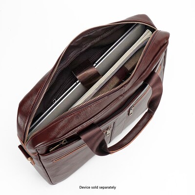 SaharaCase 16" Leather Laptop Bag, Oxford Brown (LT00082)