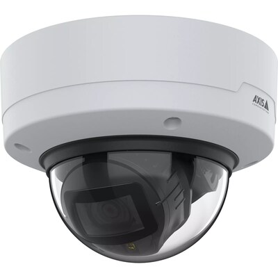 Axis Communications P32 Outdoor Wired Security Camera, White (03155-001)