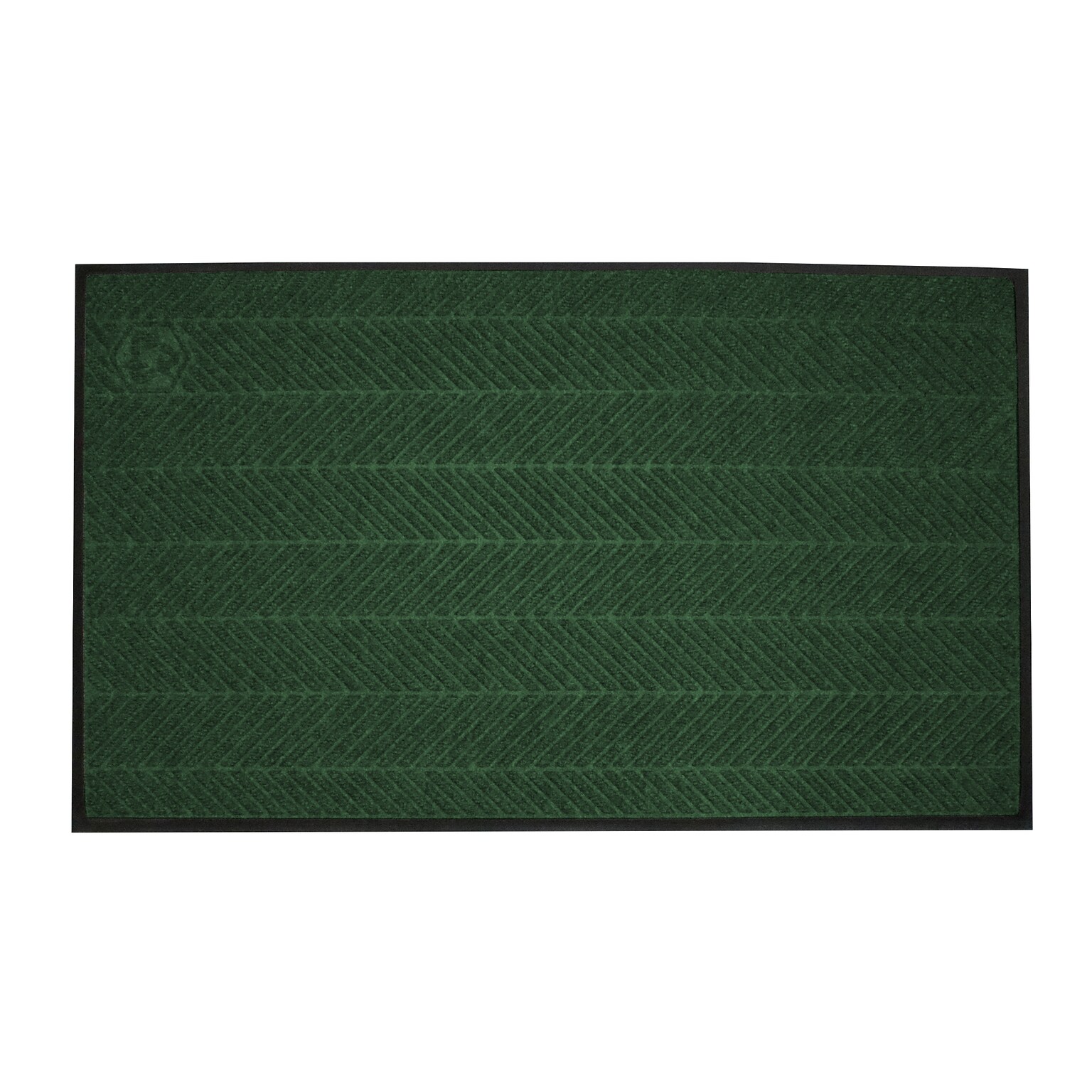 M + A Matting WaterHog Max Herringbone Classic Commercial Wiper/Scraper Entrance Floor Mat, 3 x 10, Southern Pine