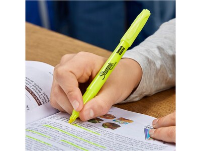 Sharpie Stick Highlighter, Chisel Tip, Yellow, 4/Pack (1770695)