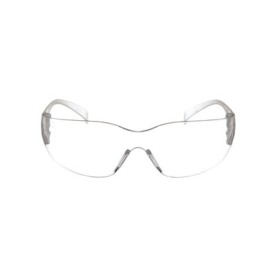 3M Safety Glasses, Wraparound, Clear Lens, 4/Pack (90953H4-DC-M)