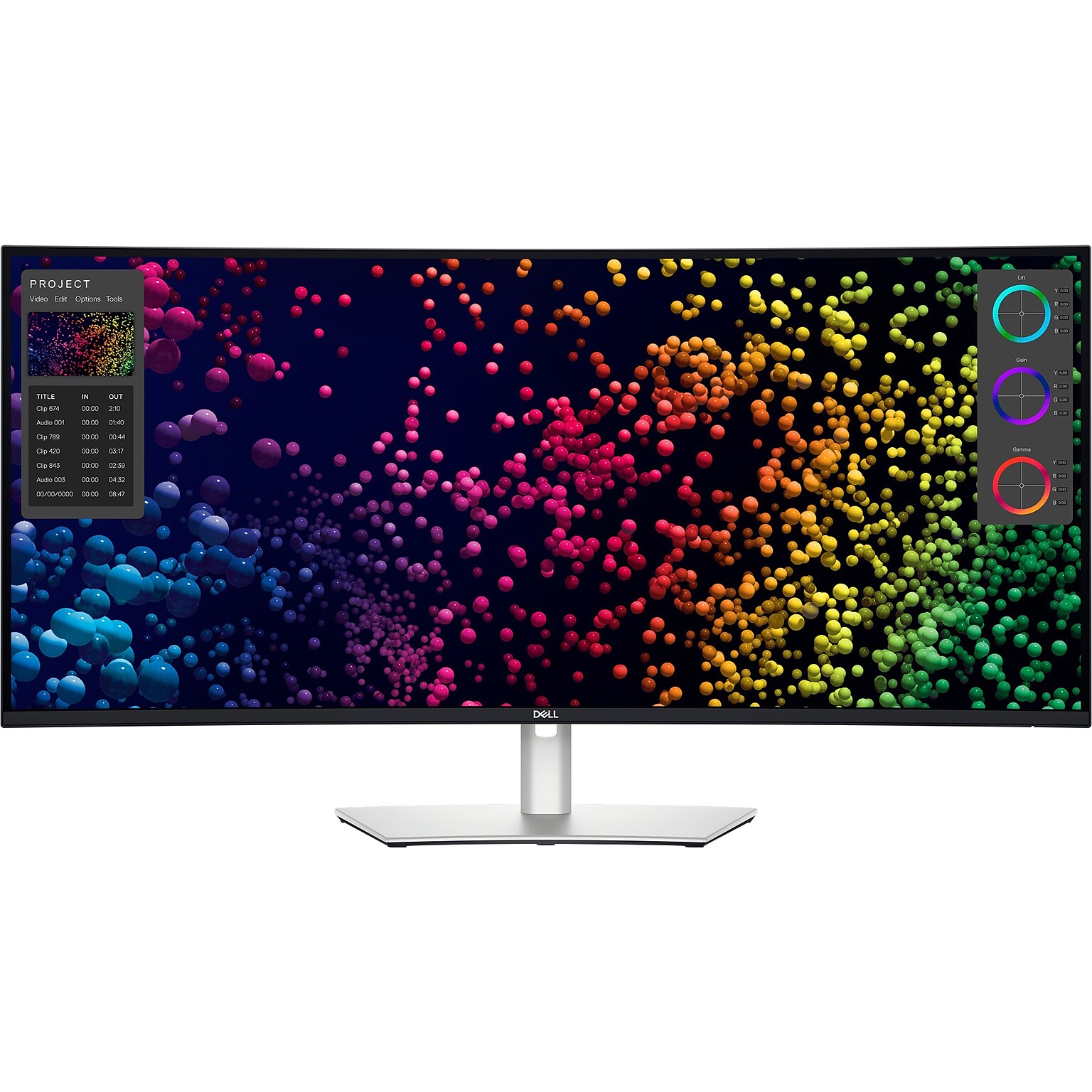 Dell UltraSharp 40 Curved 4K Ultra HD 120 Hz LED Monitor, Silver/Black (DELL-U4025QW)