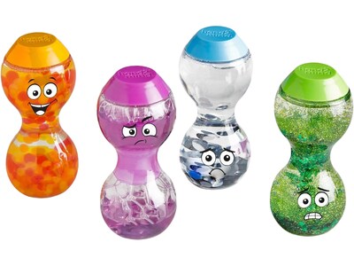 hand2mind Express Your Feelings Sensory Bottles Set, Assorted Colors (96242)