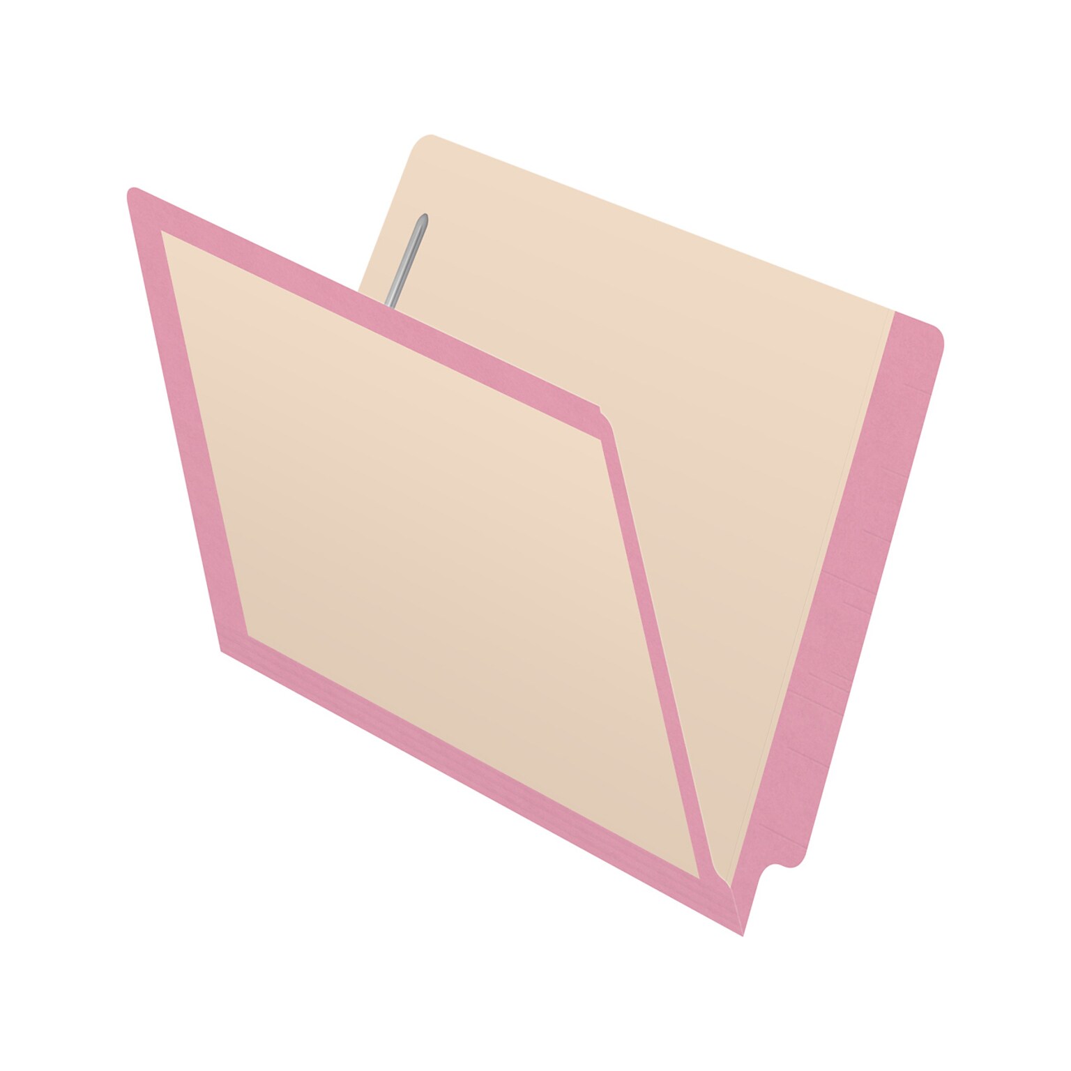 Medical Arts Press Reinforced End Tab File Folder, Straight-Cut, Letter Size, Manila/Violet, 50/Box (S-09473-PRP)