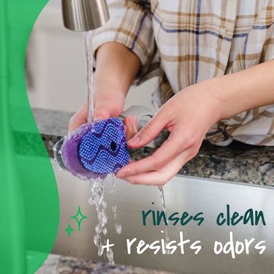 Scotch-Brite Soap Control Non-Scratch Dishwand, Blue (451U-4)