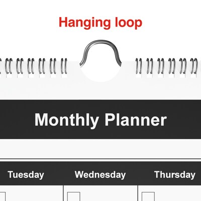 Staples 24" x 36" Monthly Dry-Erase Wall Calendar, Reversible, White/Gray (ST60365-25)