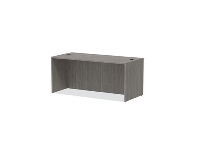 Alera Valencia Series 65 Straight Front Desk Shell, Gray (ALEVA216630GY)