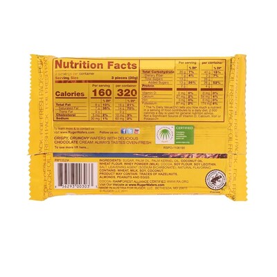 Experience Rich Chocolate and Crisp Wafers with Ruger Austrian Chocolate Wafers