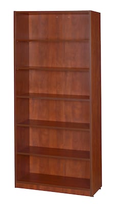 Regency Legacy Collection 71-inch 5-Shelf High Bookcase, Cherry
