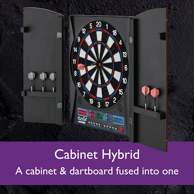 Fat Cat Electronx Electronic Dartboard, 13.5" Compact Target (42-1054)