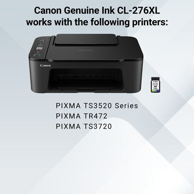 Canon CL-276XL Color High Yield Ink Cartridge (4987C001)