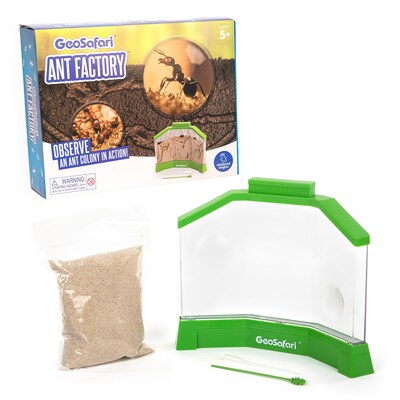 Educational Insights GeoSafari Ant Factory, Observe Live Ants (voucher included to order free ants)