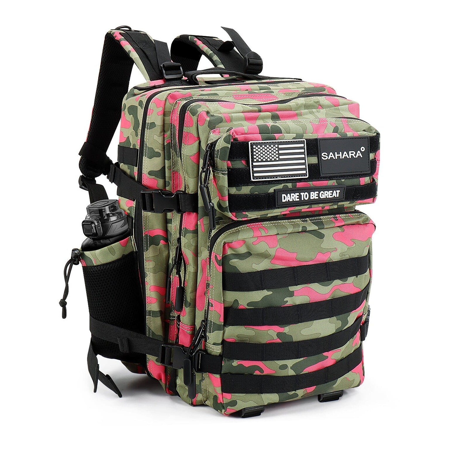 SaharaCase Raider Laptop Backpack, Large, Pink Camo (LT00094)