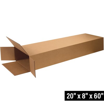 20 x 8 x 60 Heavy Duty Side Loading Boxes, 5/Bundle (HD20860FOL)