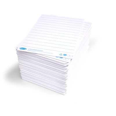 Show-me Lined/Plain SUPERTOUGH Lapboards, with Pens, Erasers & Cleaner, 8 x 12, 100/Set (EPTBSRLX)