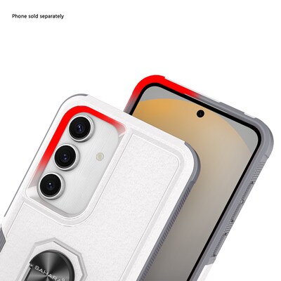 SaharaCase Raider Phone Case for Galaxy S25, Shock Absorbing, Fossil White (CP00744)